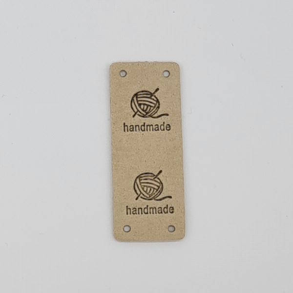 Etikett "Handmade"