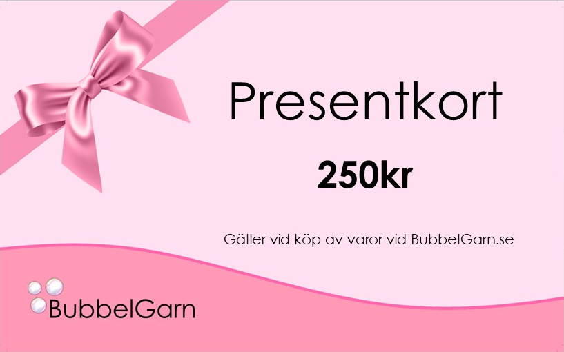 BubbelGarn Physical Gift Card