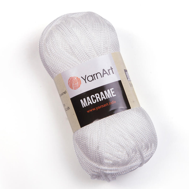 YarnArt Macrame Cord 5mm 60% cotton, 40% viscose and polyester, 2 Skein  Value Pack, 1000g, code YAMC5 YarnArt