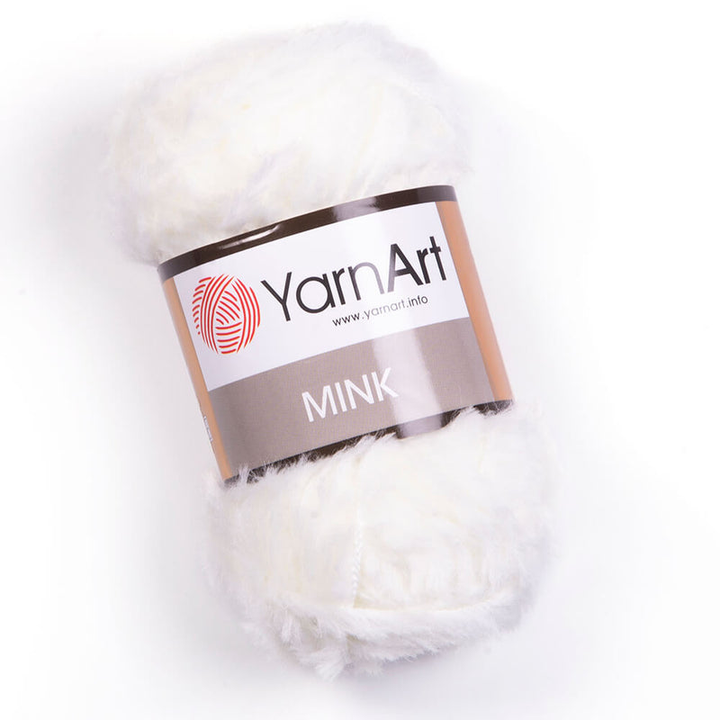 Yarnart Mink Yarn, Fleece Yarn, Fluffy Yarn, Bulky Yarn, Effect Yarn,  Yarnart Mink, 50g, Fur Yarn, Baby Yarn, Soft Yarn, Eyelash Yarn -   Sweden